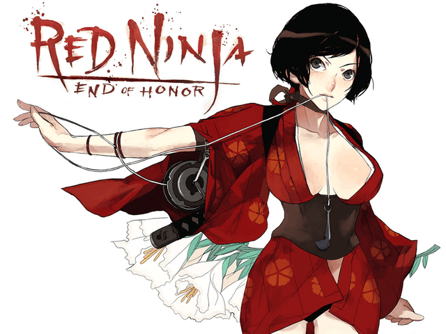 Red Ninja End of Honor title screen for Xbox